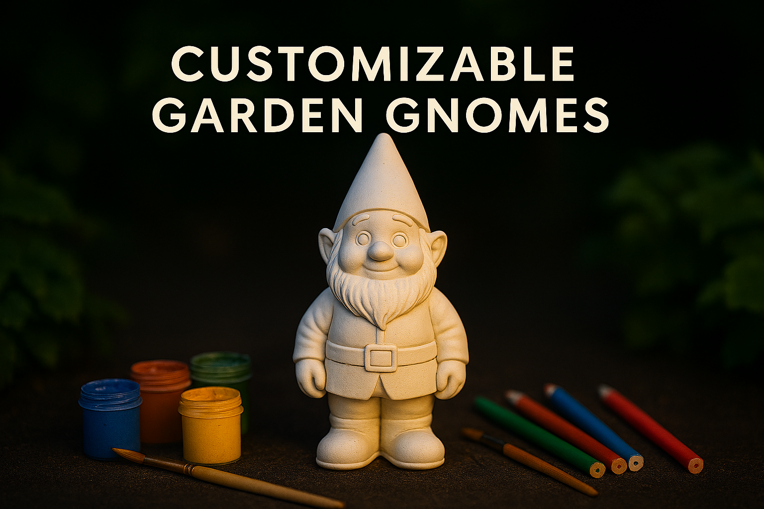 Customizable Garden Gnomes