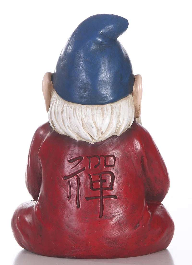 Zen Garden Gnome Statue
