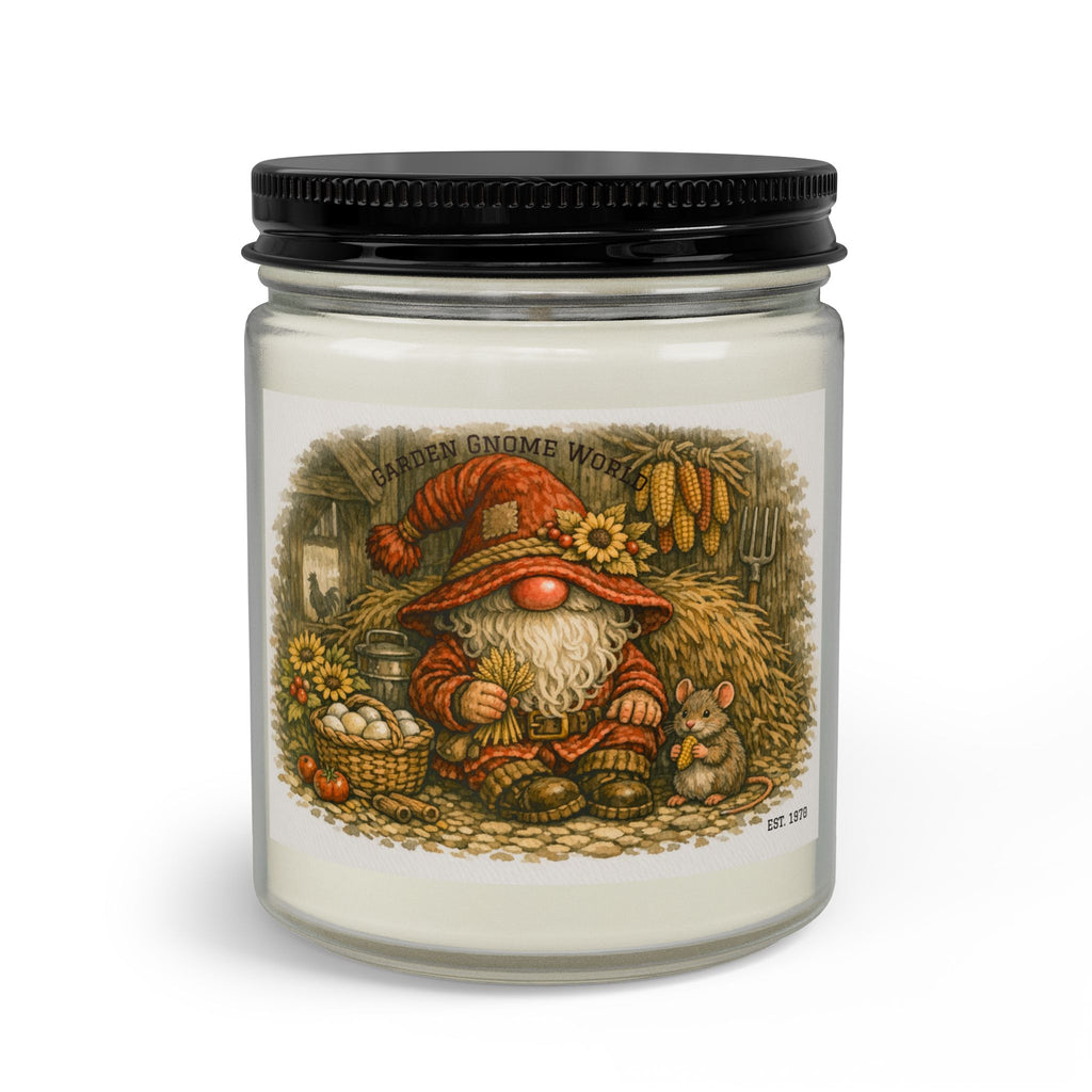 High Hat Barn Gnome Harvest Candle Jar Set — Matches & Wick Trimmer