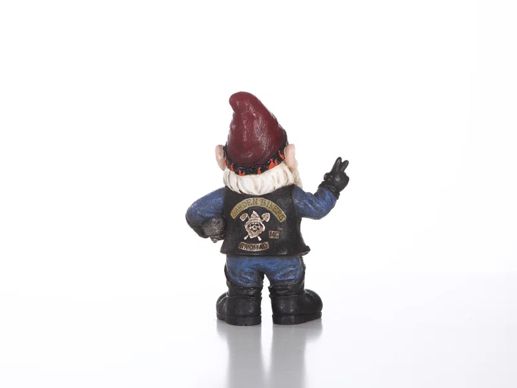 Biker Gnome Statue