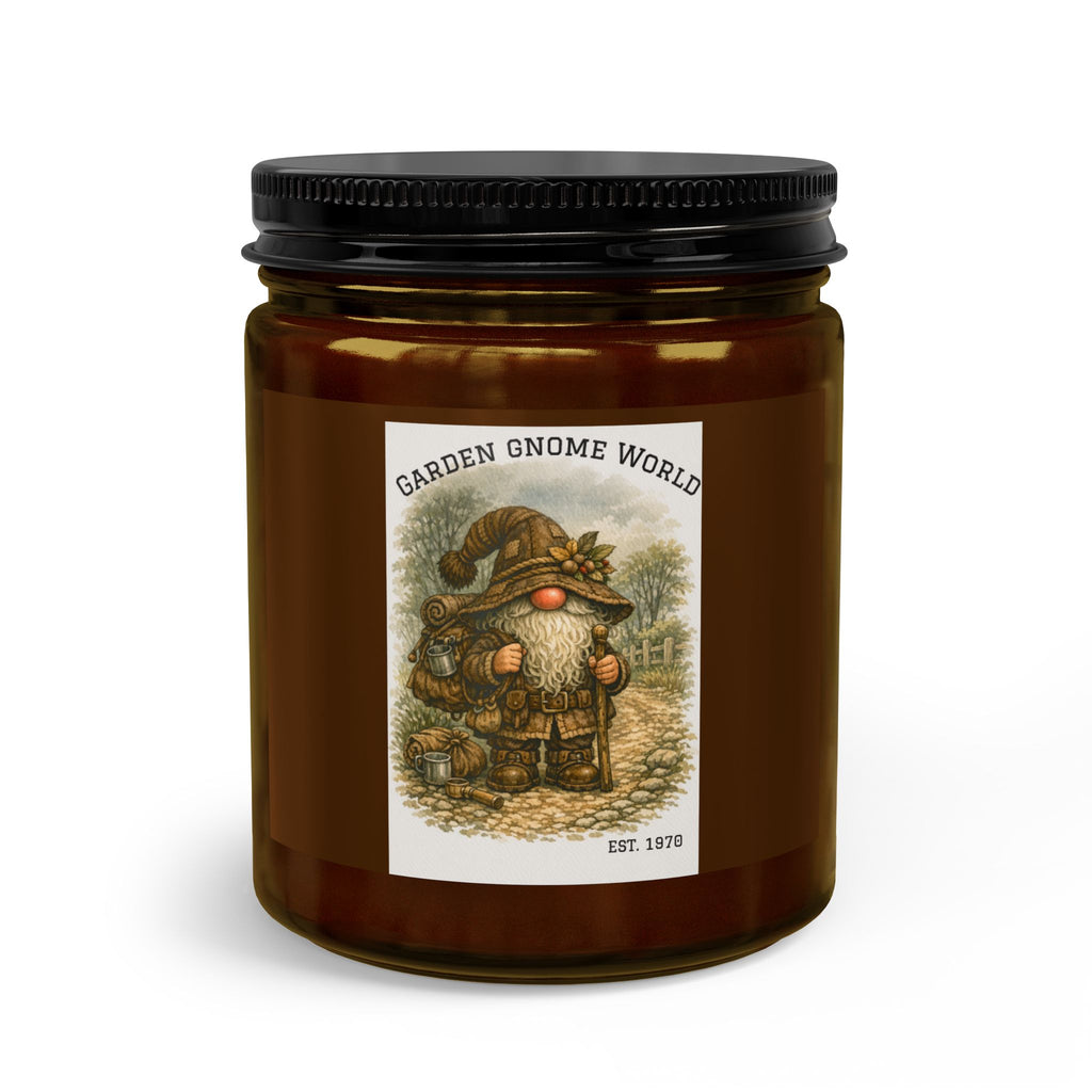 Garden Gnome Candle Set with Matches & Wick Trimmer