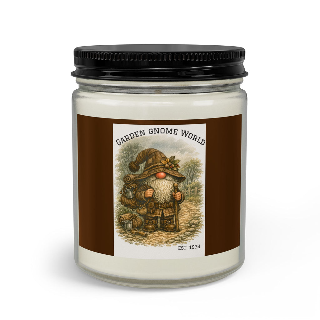 Garden Gnome Candle Set with Matches & Wick Trimmer