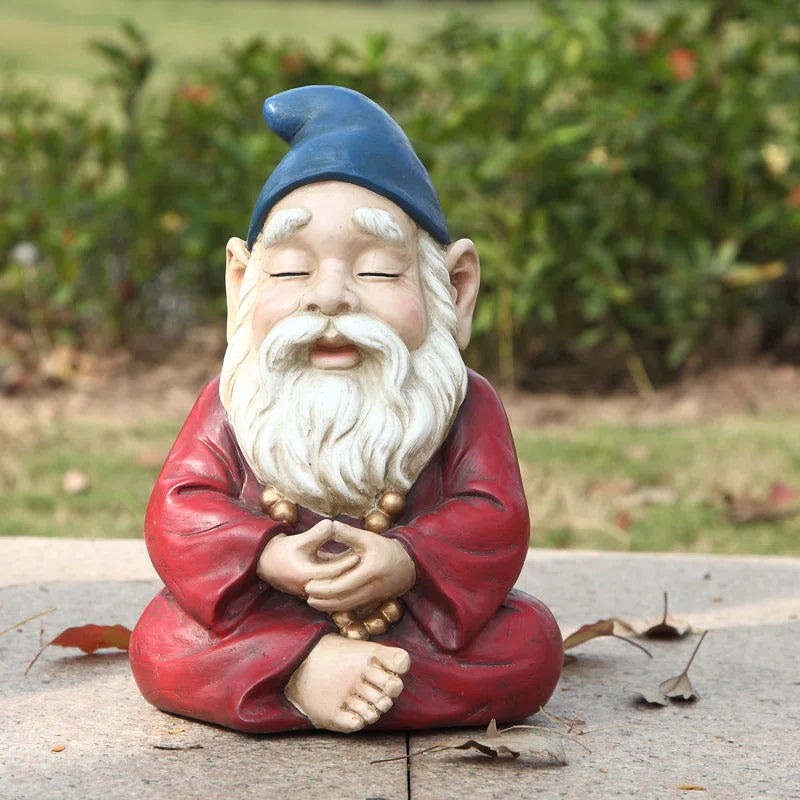 Zen Garden Gnome Statue