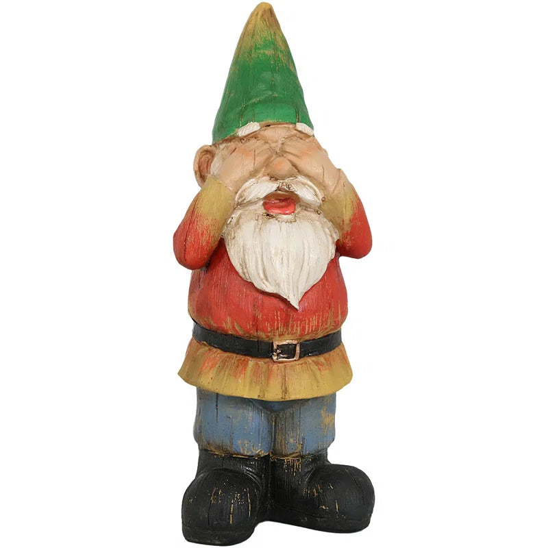 Three Wise Garden Gnomes  3-Piece Set 11.5"