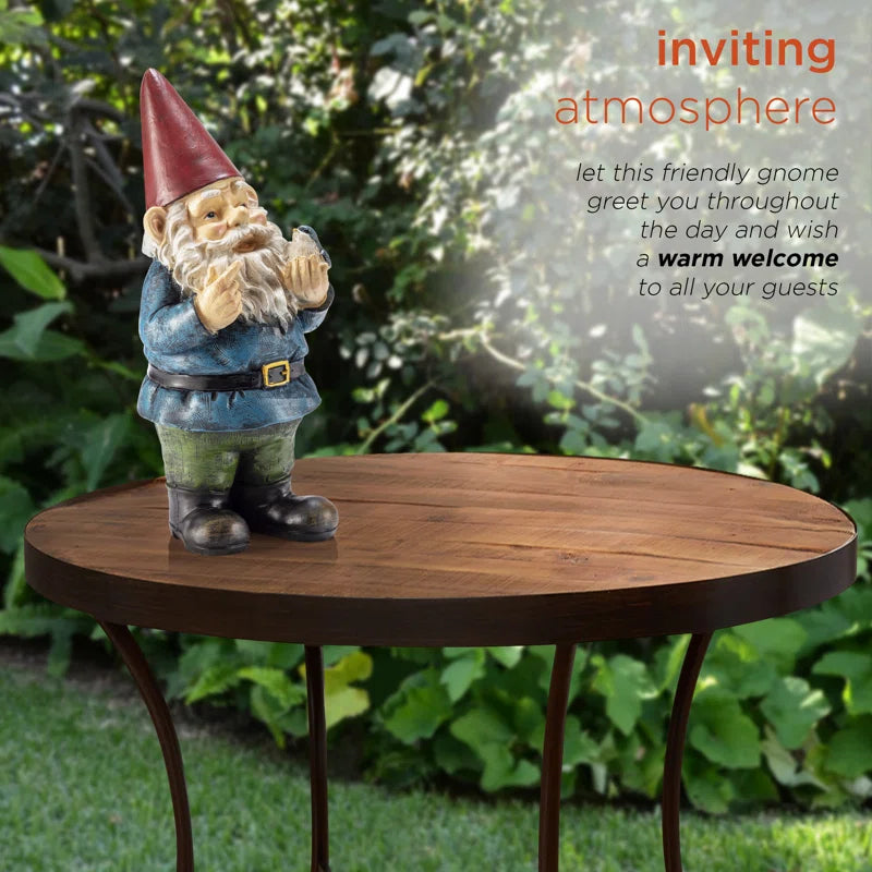 Nyla Gnomes Glass Garden Statue