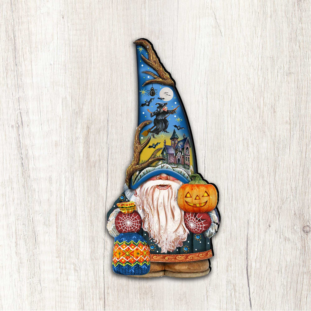 Halloween Gnome Door Decor by G. DeBrekht - Thanksgiving Halloween Decor - 8611016H