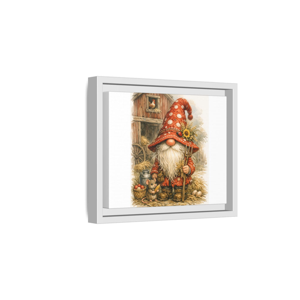 Copy of High Hat Farmhouse Gnome Art Print — Framed Matte Canvas
