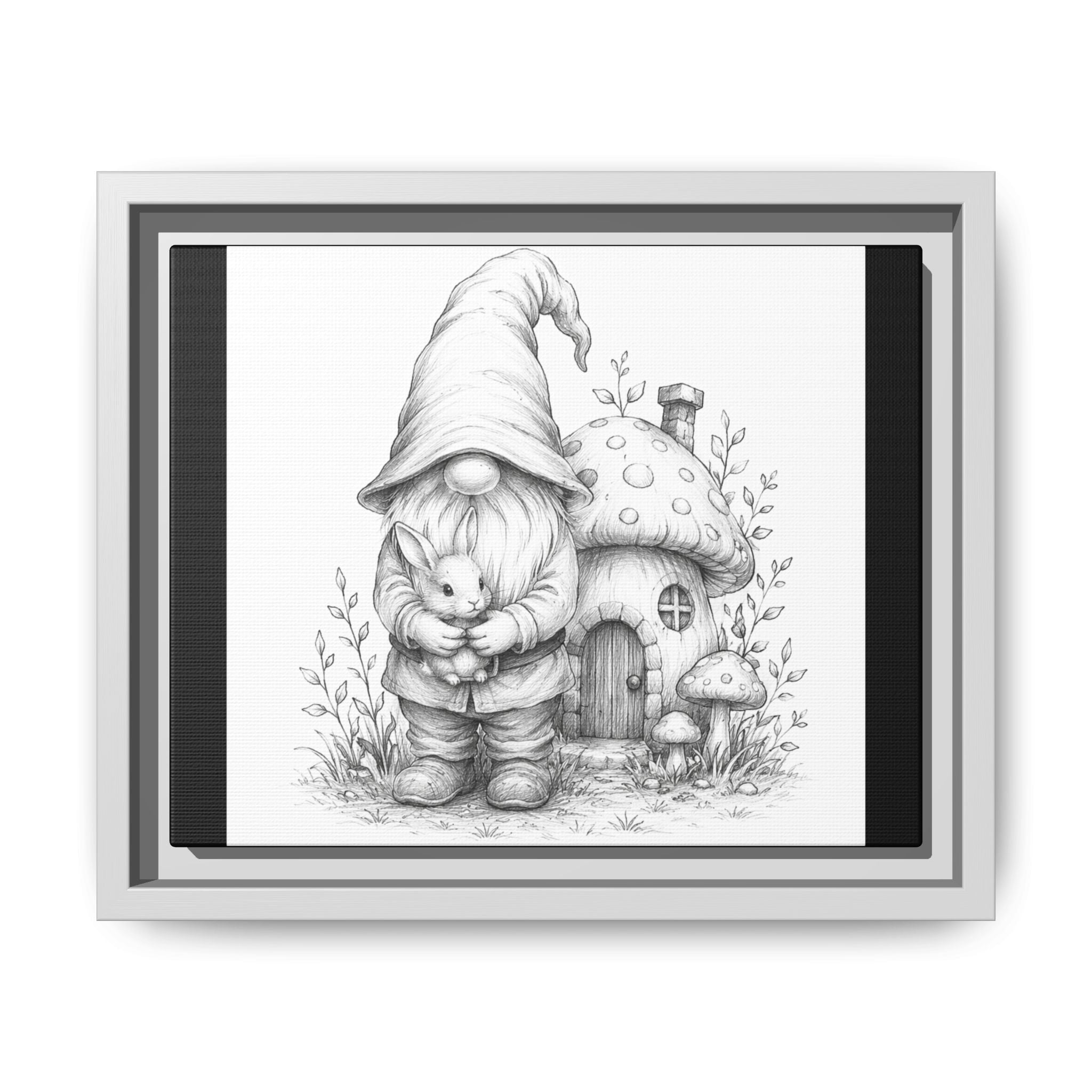 Matte Canvas, Framed (Multi-color)