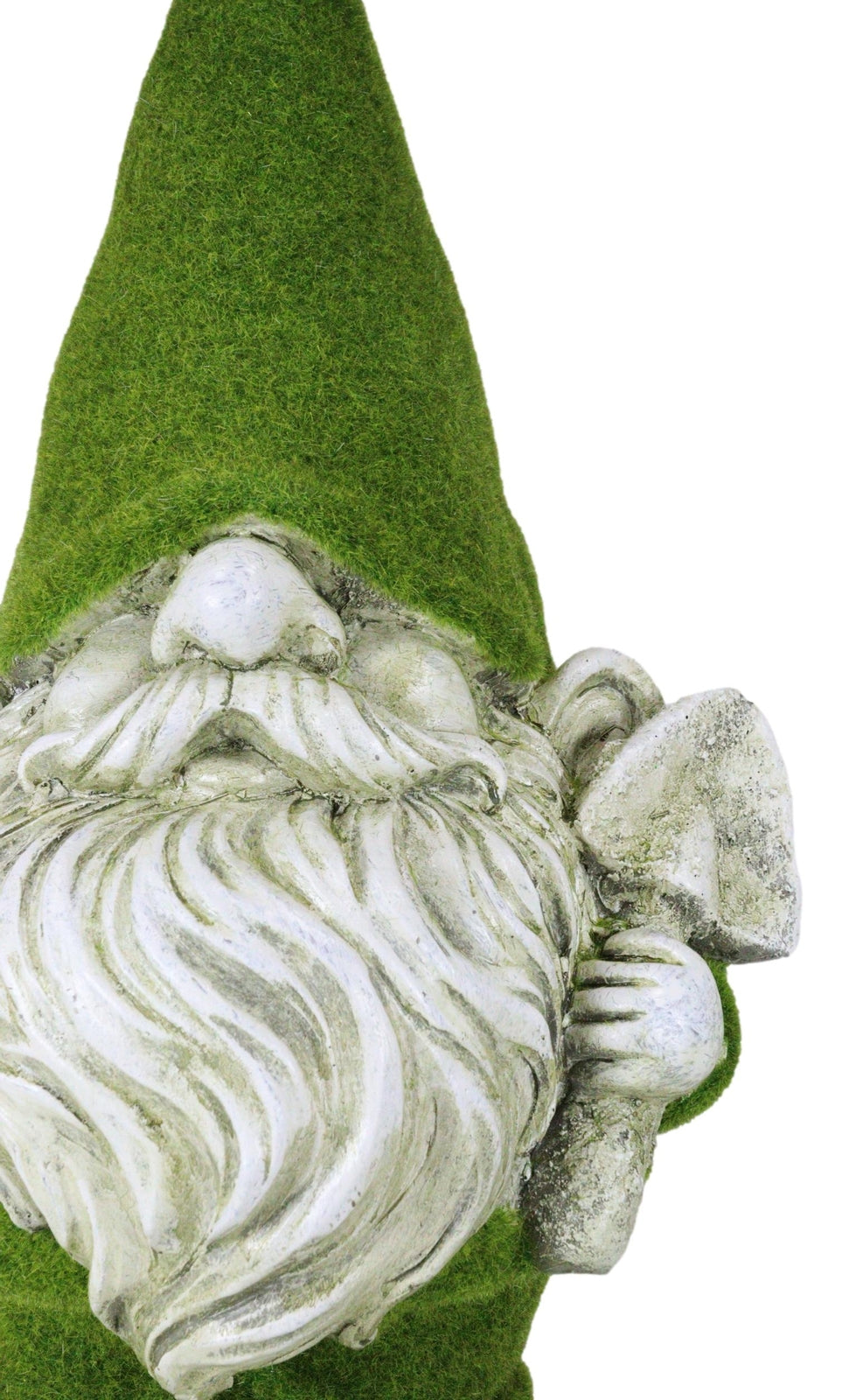 Whimsical Green Thumb Gnome with Shovel 