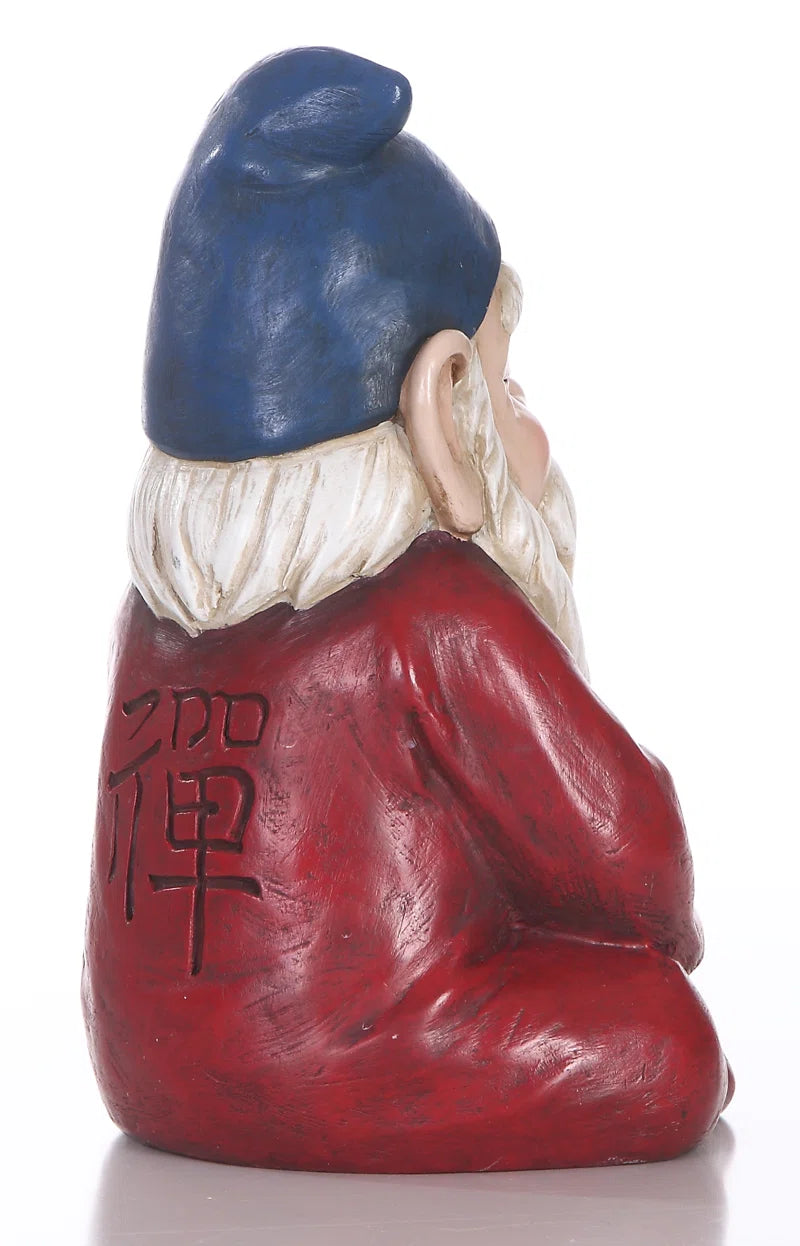 Zen Garden Gnome Statue