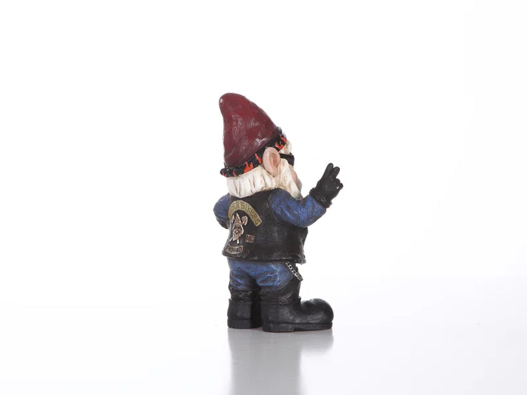 Biker Gnome Statue