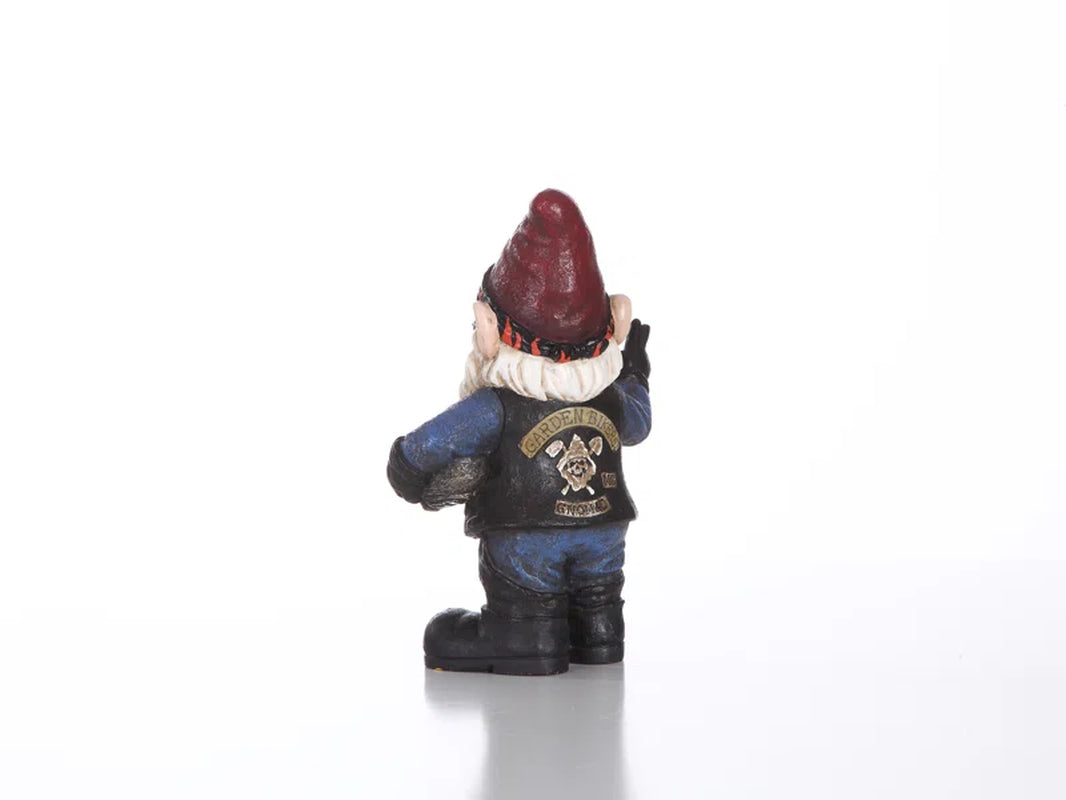 Biker Gnome Statue