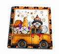 3dRose Cute Halloween Gnomes in A Halloween Truck Design - Drawing Books (db-369124)