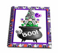 3dRose Cute Halloween Gnome Sitting On A Boo Cauldron Design - Drawing Books (db-369169)