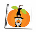 3dRose Halloween Gnome Witch Jack O Lantern Giant Pumpkin - Drawing Books (db-371166)