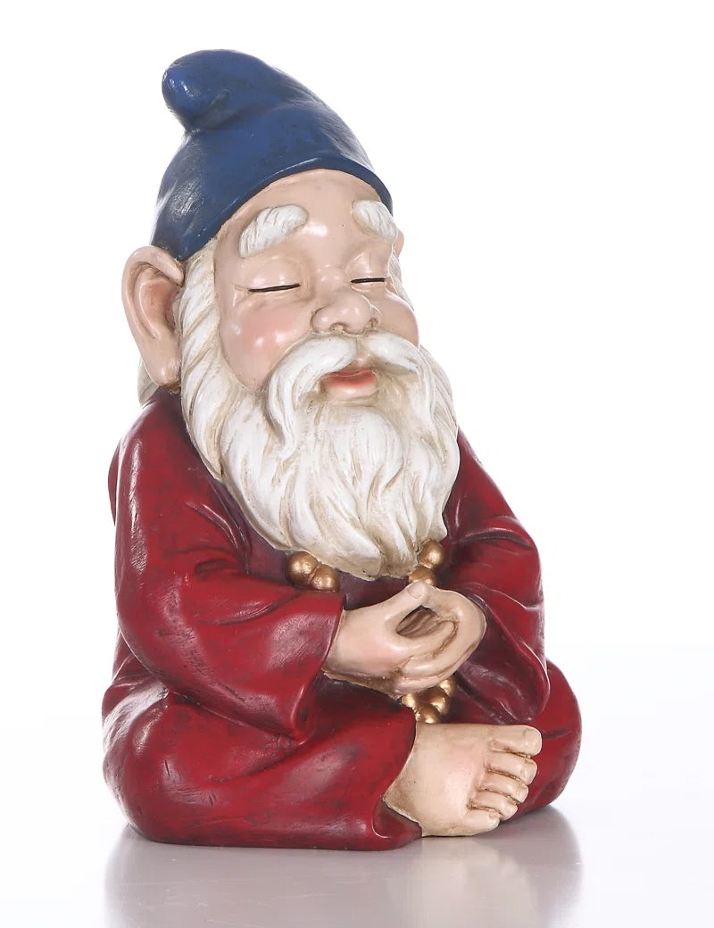 Zen Garden Gnome Statue