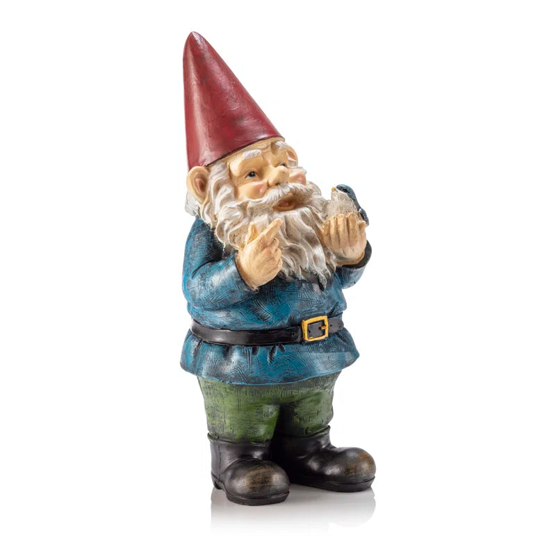 Nyla Gnomes Glass Garden Statue