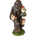 Chimpanzee and Dwarf Statues