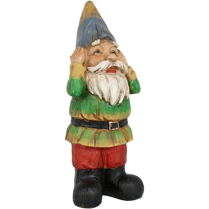 Three Wise Garden Gnomes  3-Piece Set 11.5"