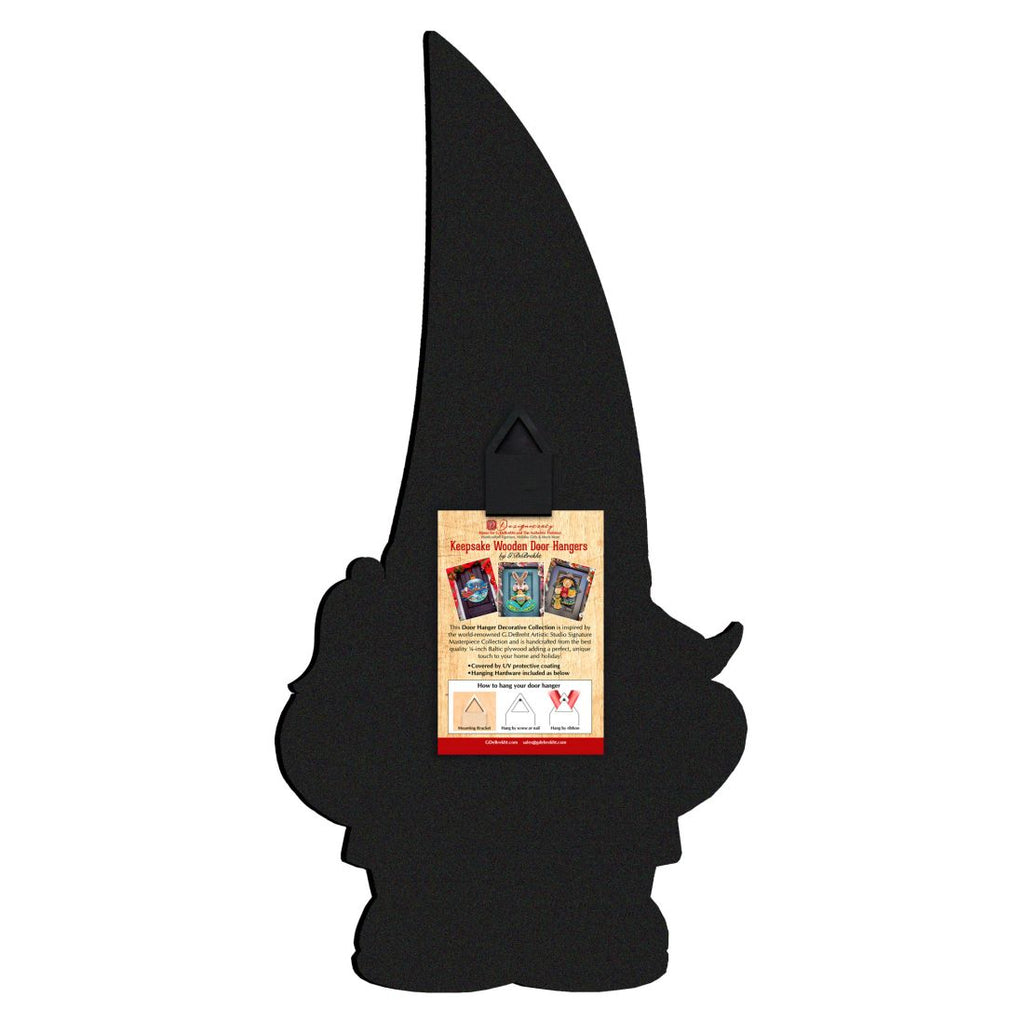 Fall Gnome Halloween Door Decor by G. DeBrekht - Thanksgiving Halloween Decor - 8611013H
