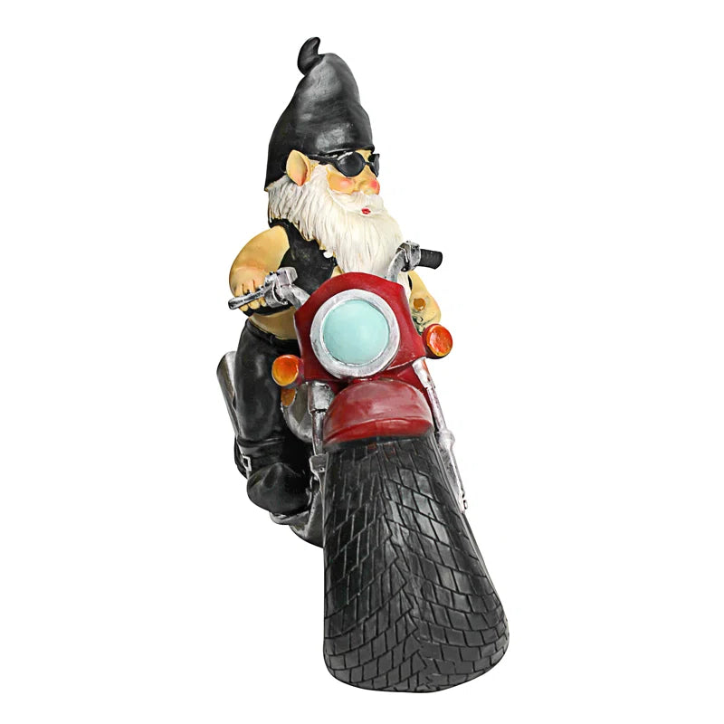 Axle Grease the Biker Gnome Statue