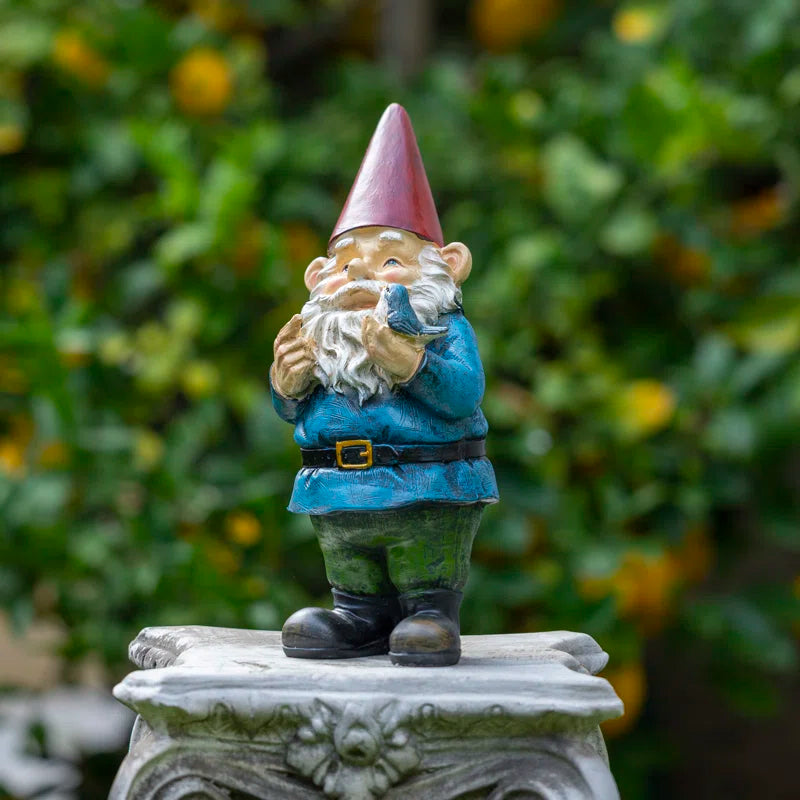 Nyla Gnomes Glass Garden Statue