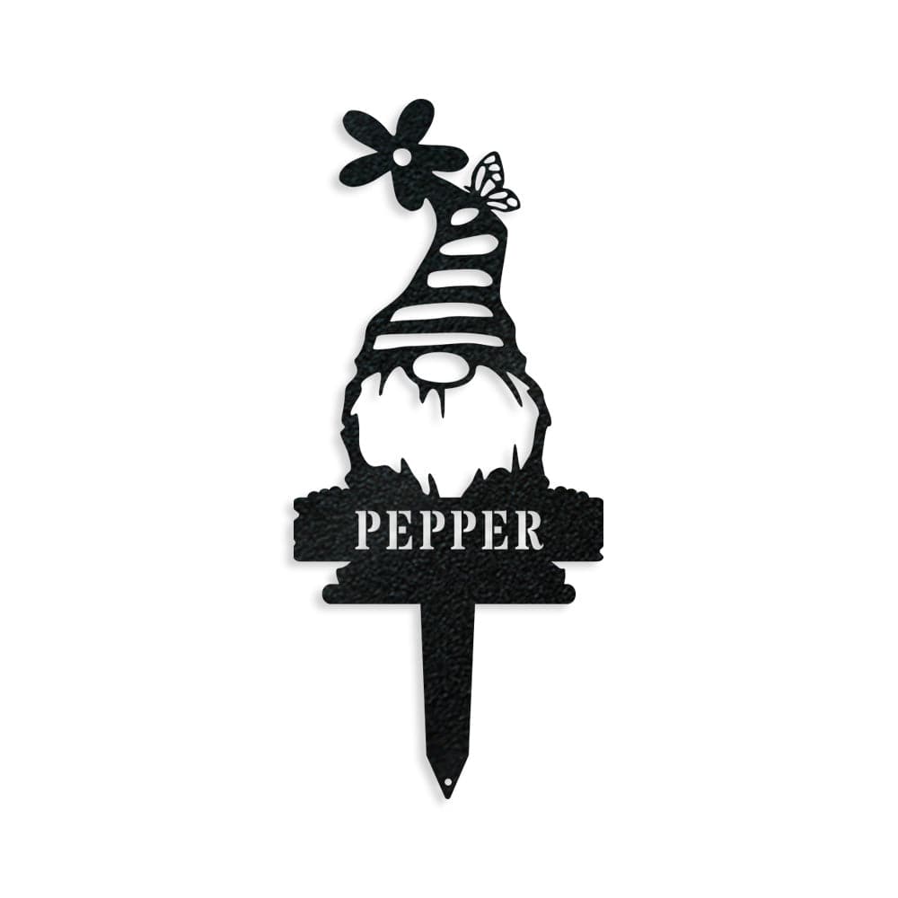 Custom Gnome Garden Marker Stake