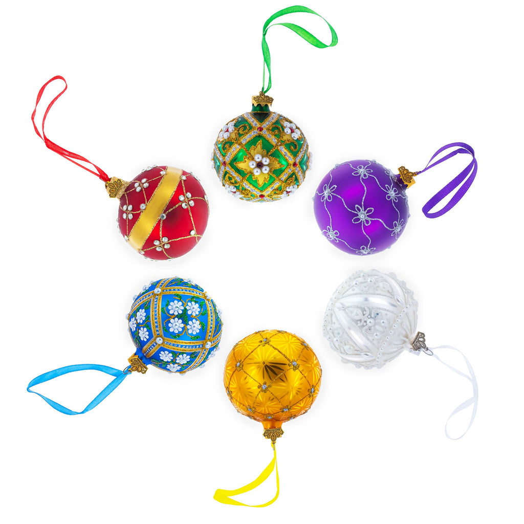 Joyful Trio of Gnomes Glass Ball Christmas Ornament 3.25 Inches
