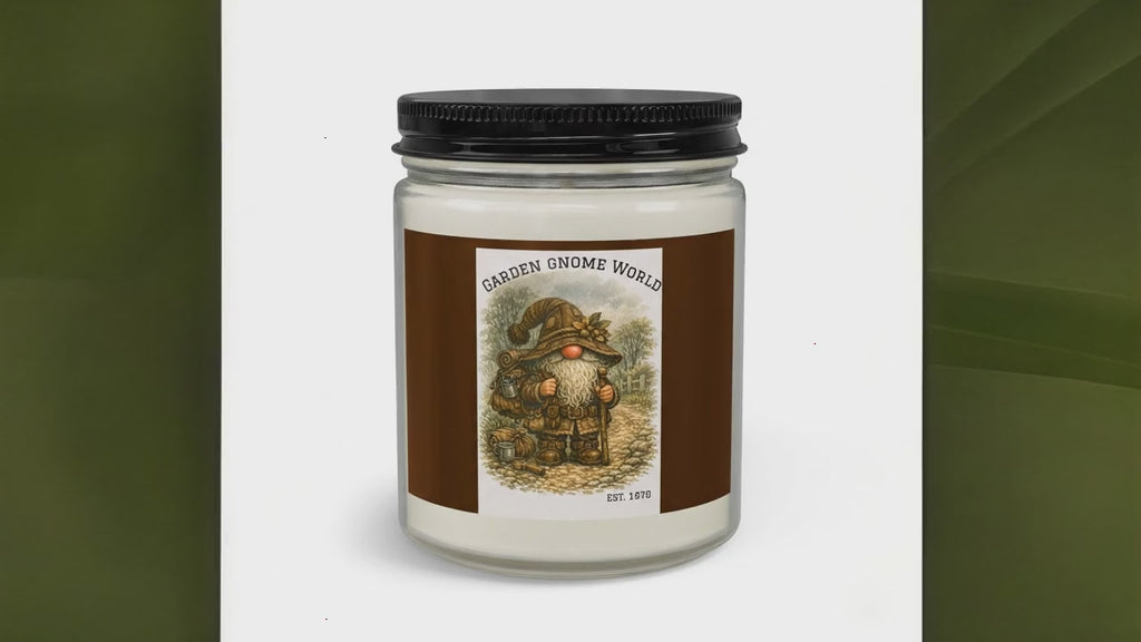 Garden Gnome Candle Set with Matches & Wick Trimmer