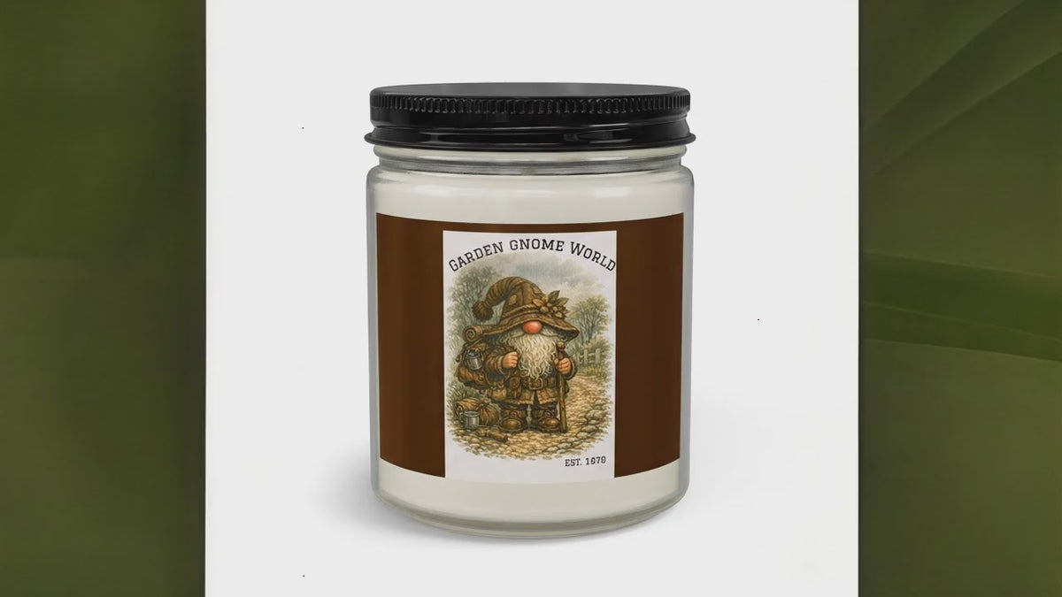 Garden Gnome Candle Set with Matches & Wick Trimmer